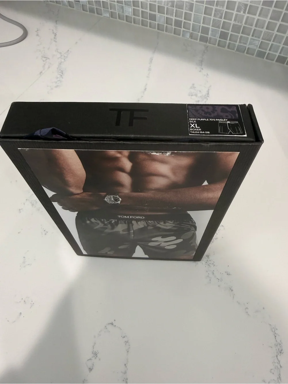NIB Tom Ford XL Floral Print Stretch silk boxers